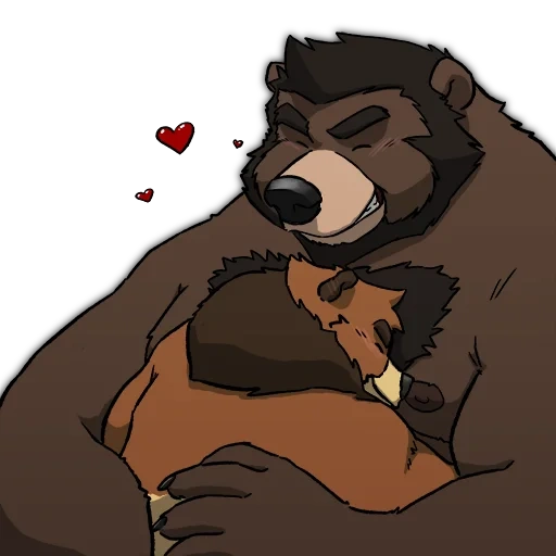 bear, oso, barra oso, fried bear, hombre lobo oso