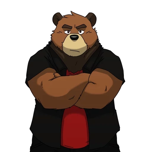 anime bear, der fussenbär, juuichi mikazuki, morenatsu juuichi, fry bear referenz
