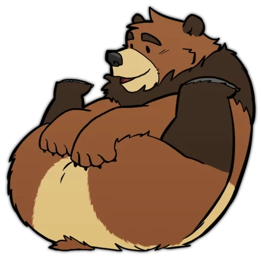 beruang, anime, beruang, beruang grizzly, furson bear