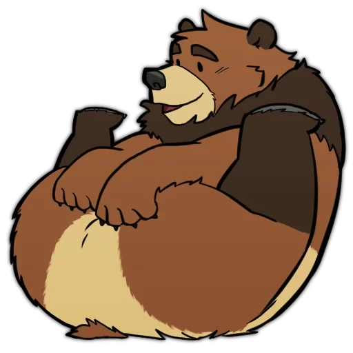 bear, anime, the bear, grizzly bear, furson bear