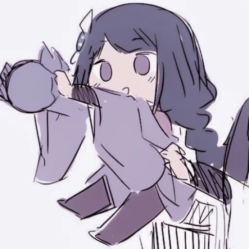 anime, anime lucu, hex maniac kalem