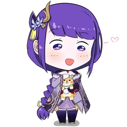 chibi, chibi baal, raiden chibi, chibi charaktere, anime charaktere