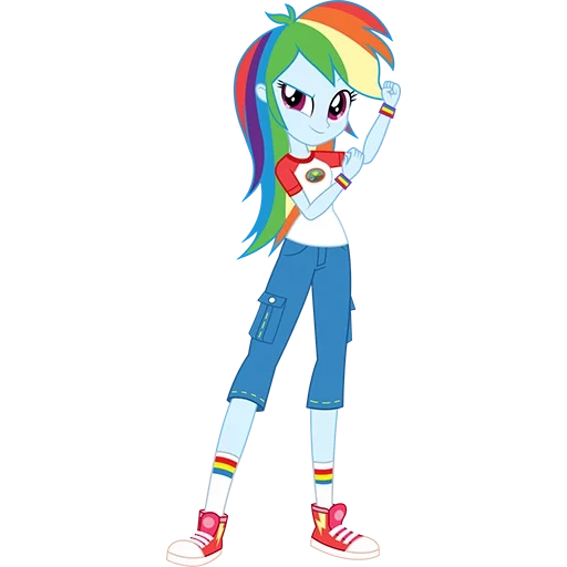 rainbow dash, rainbow dash, equestrian girl, rainbow dash equestrian girl, rainbow striding equestrian girl football