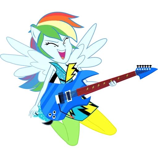 rainbow dash, girls equestria, gitar reinbow dash, rainbow dash reinbow rox, reinbow rox reinbou dash