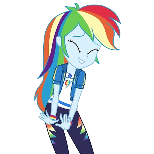 nasja kim, vika ha 16 anni, rainbow dash, ragazza equestre rainbow dash, super rainbow dash equestre girl