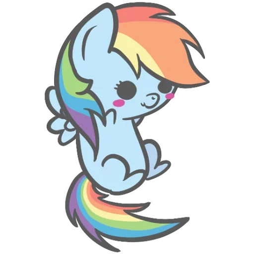rainbow dash, rainbow chibi pony, baby reinbou dash, reinbow dash chibi, pony rainbow dash chibi
