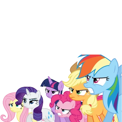 pony, mane 6, mlp maine six, il pony è arcobaleno, l'amicizia è il miracolo