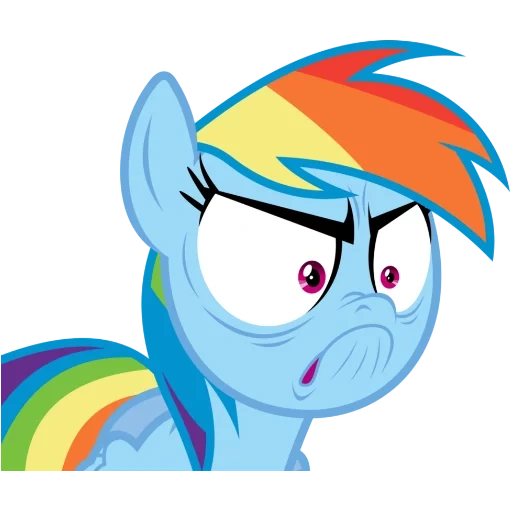 rainbow dash, rainbow dash, cara del arco iris