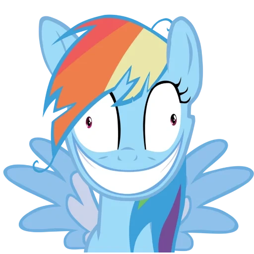 rainbow dash, rainbow dash paul, rainbow dash ist verrückt, crazy rainbow dash, rainbow desch madness desch