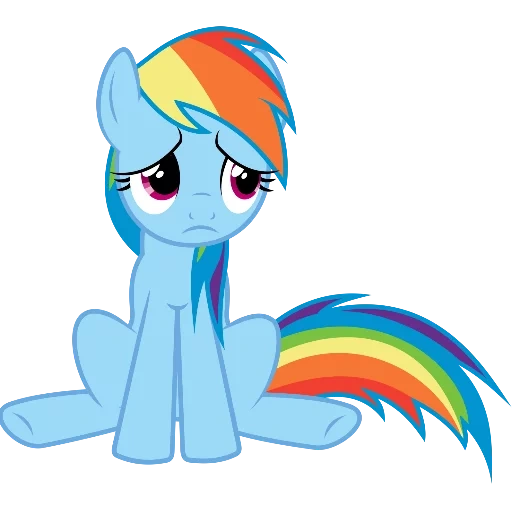 rainbow dash, rainbow dash, dash pony vil rainbow, sad rhinbou dash, pony rainbow dash reinbou