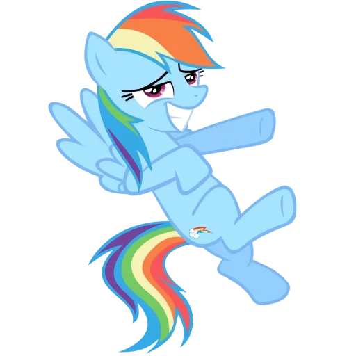 rainbow dash, rainbow dash, pony rainbow dash, mane rainbow dash, rainbow tail
