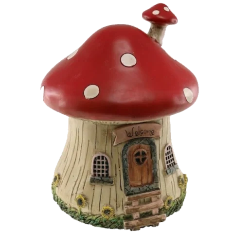грибной домик, гриб домик сада, гриб домик u07427, домик мухомор elc, игрушка мини домик гриб