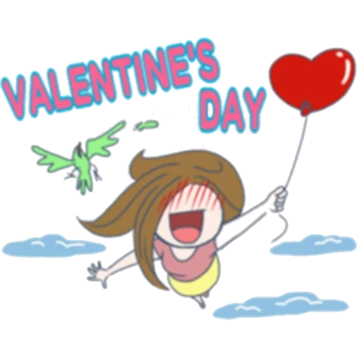 clipart, young woman, vaibera lp, funny valentines, warm lady eng line_