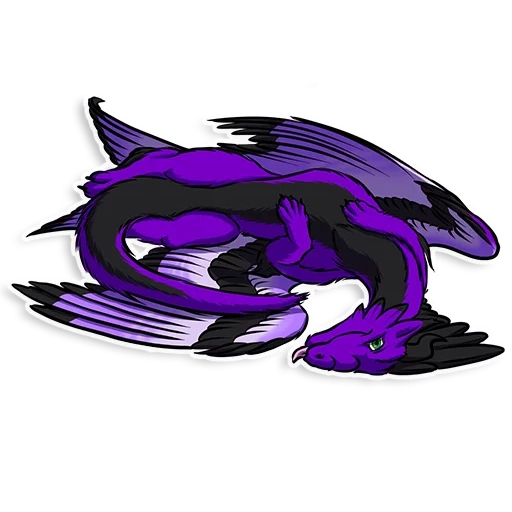 naga, naga ungu, naga nemesis ungu, naga violet, pixel dragon purple