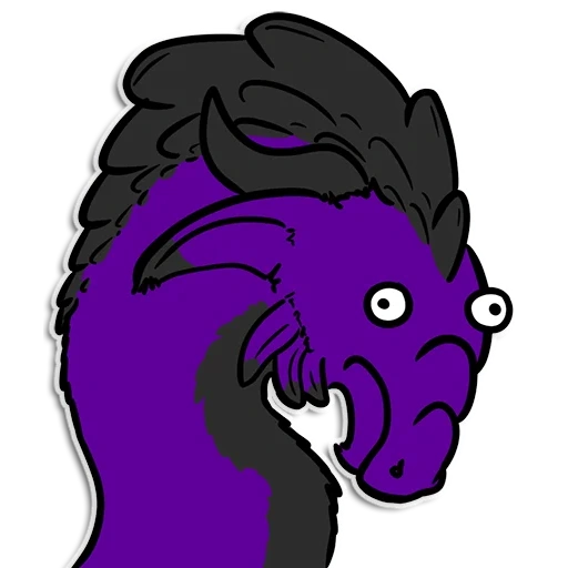 der drache, indigo drache, violet dragon, crazy dino park drache