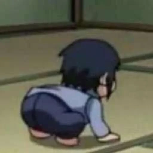 sasuke, naruto, pla sasuke, little sasuke uchiha, little sasuke crawls