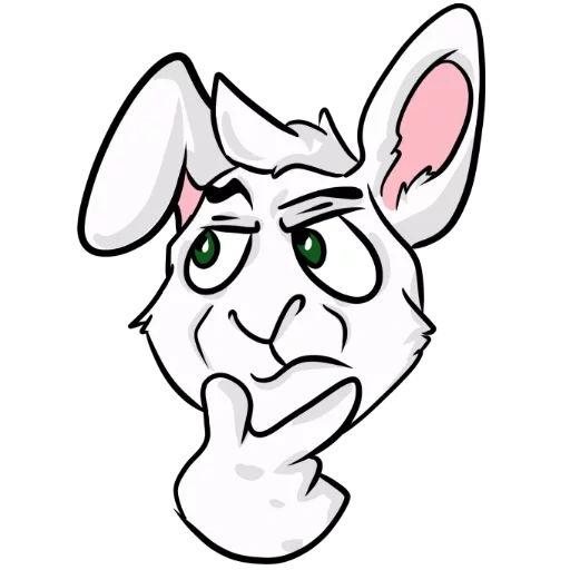 animation, rabbit face, bad rabbit, cloth coloring, cloth coloring