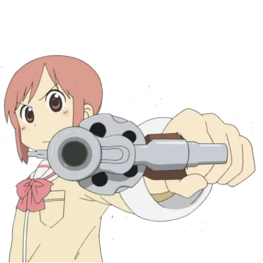 аниме, nichijou, аниме арта, аниме девушки, nichijou мисато