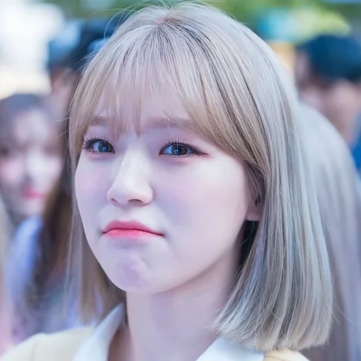 девушка, fromis 9, девушки кореянки, fromis_9 jiheon каре, fromis_9 jiheon pink