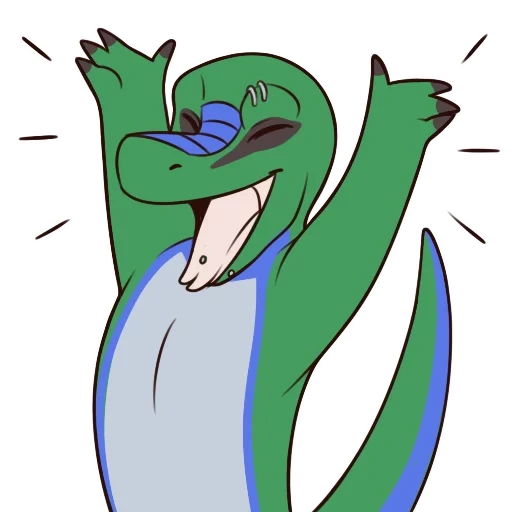 animação, crocodilo klipat, padrão de crocodilo, crocodilo feliz, ilustração de crocodilo