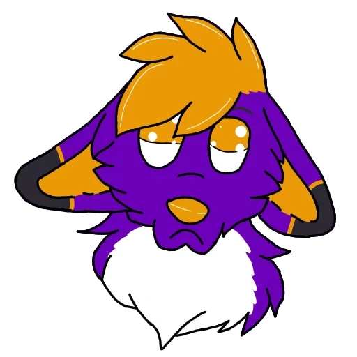 fuchs, anime, senko purple fox, erfundener charakter, roxxie animator youtuber