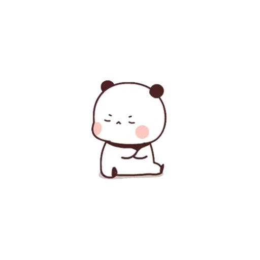 kawaii, panda is dear, cute drawings, the animals are cute, panda is a sweet drawing