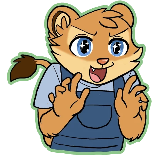 kucing, anime, kucing, clipart, kucing kartun