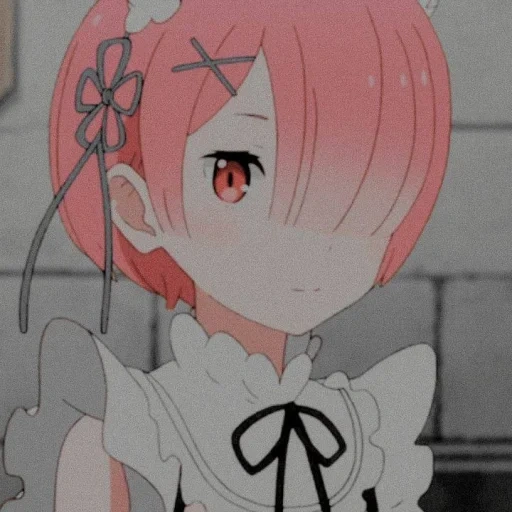 ray cero, re zero rem, animación re zero, cuadro de corte cero, ram ray cero estética