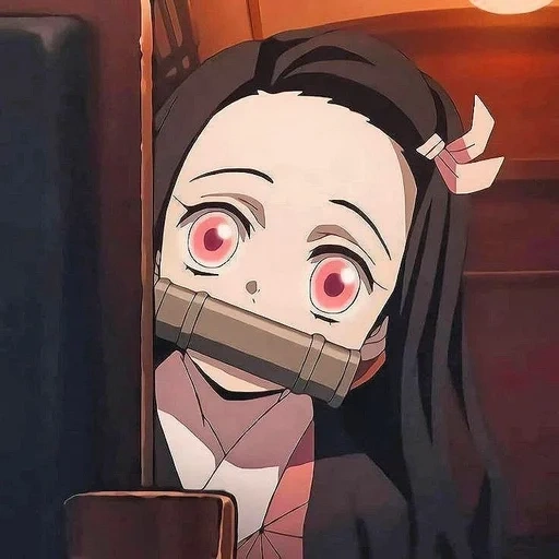 незуко, nezuko, незуко чааан, незуко плачет, демон slayer kimetsu