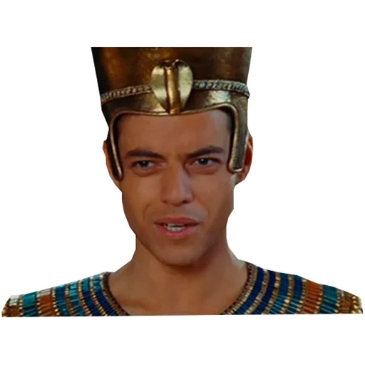 der junge mann, berühmter schauspieler, ramimalek pharao, ramimalek akmenra, rami malik pharao akmenra