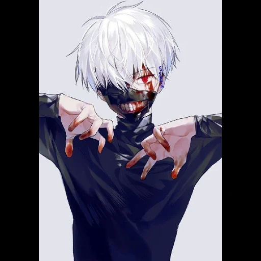 ken kaneki, kim mu jian, gulkaneki, anime di jinmu, tokyo colibrì