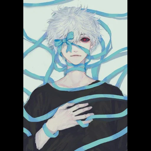 jinmu, kenkaneki, menino anime, beija-flor de tóquio, jin mujian é fofo