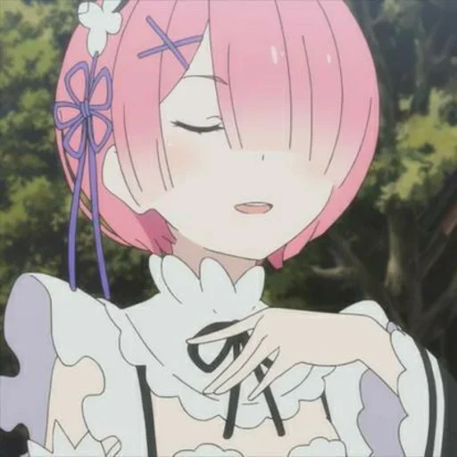 kreativitas anime, rem re zero, re zero ram, karakter anime, re:zero living zero to alternative world