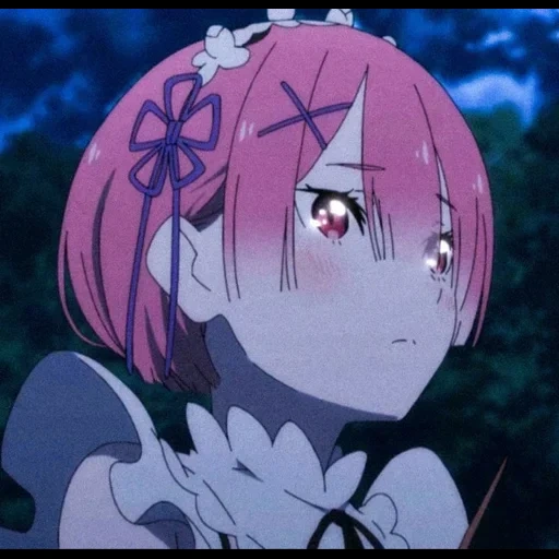 ram rem, rame re zero, anime girl, anime corto, i personaggi degli anime