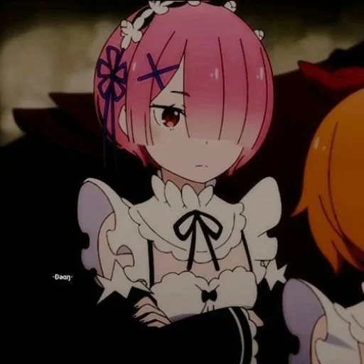 ram rezero, rem re zero, re zero ram, karakter anime, re:zero living zero to alternative world