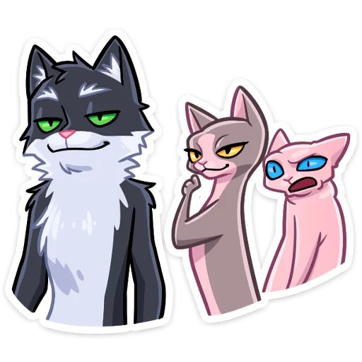 ramses cleo, warrior cat, ciuman ramses cleo