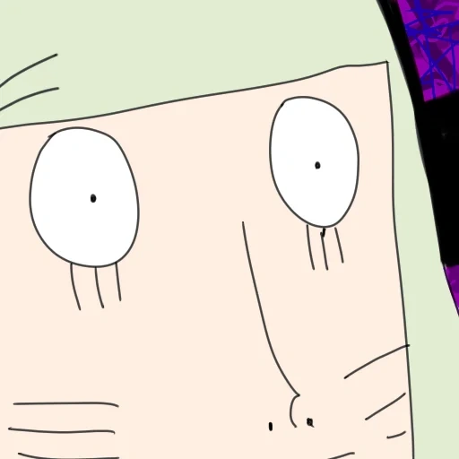 rick, people, animation, illustration, scared beans spaceboy