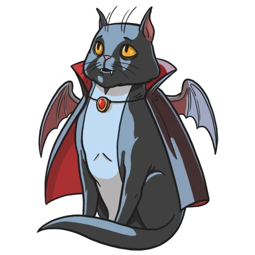 gráfico, catcula, shinigami cat