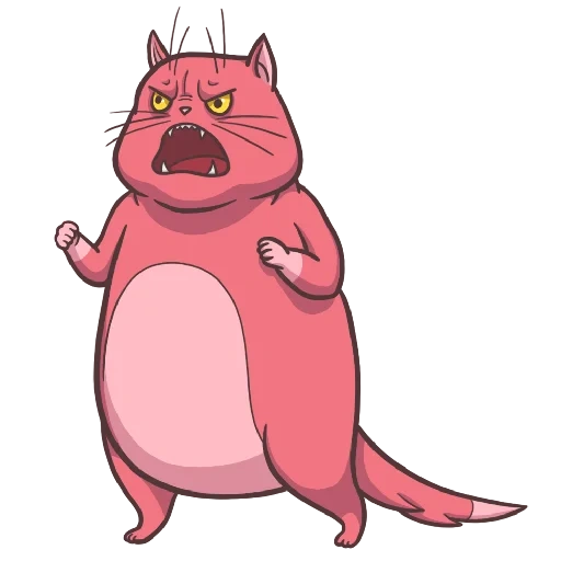 chat, cochon, chat boop, caractère de porc, dessin de cochon drôle