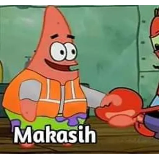 sponge bob patrick, bob patrick, patrick dari sponch bob, patrick dari sponch, patrick star