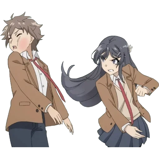 anime sakuta, karakter anime, sakuta adzusagawa, seishun buta yarou, seishon buta yarou wa bunny