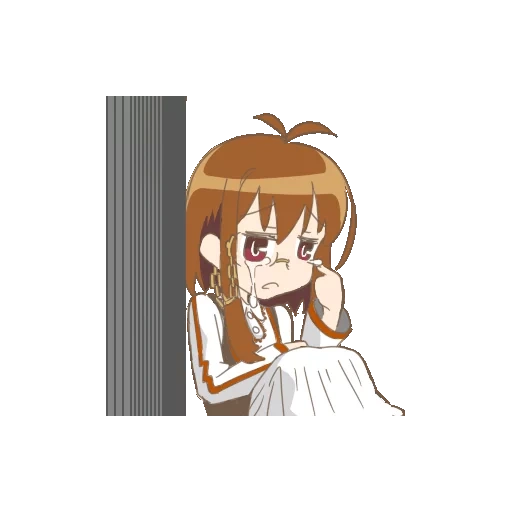 anime, seni animasi, asuna chibi, anime nyashka, anime lucu