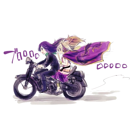 moto, motocicleta, chica motocicleta, arte de la motocicleta niña, motocicleta bakuren hidziri