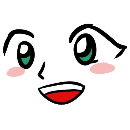 face, animation, anime eyes, smiling face eye, cartoon character