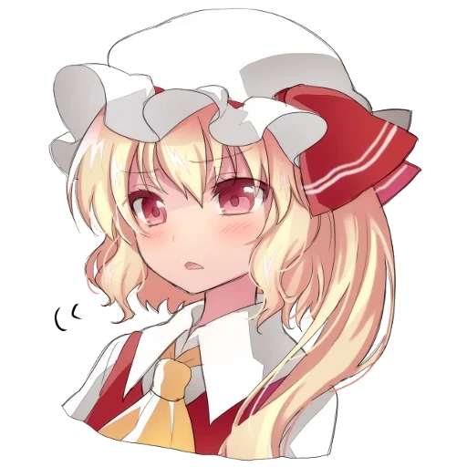 touhou flandre, touhou project, flandre scarlet, flemish red is lovely, plan animation after the head