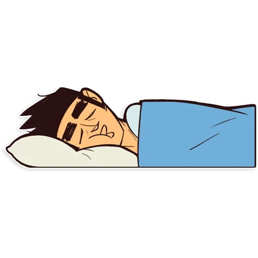 meme mimpi, di dalam, orang yang sedang tidur, orang yang berbaring di tempat tidur, latar belakang putih tidur sehat