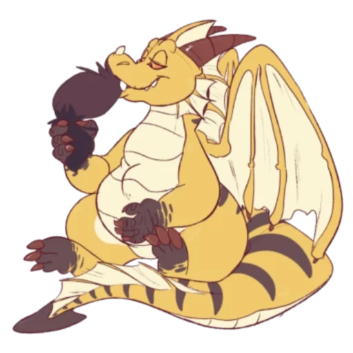 dragon, dragon, dragons are cute, dragon's belly, fat dragon