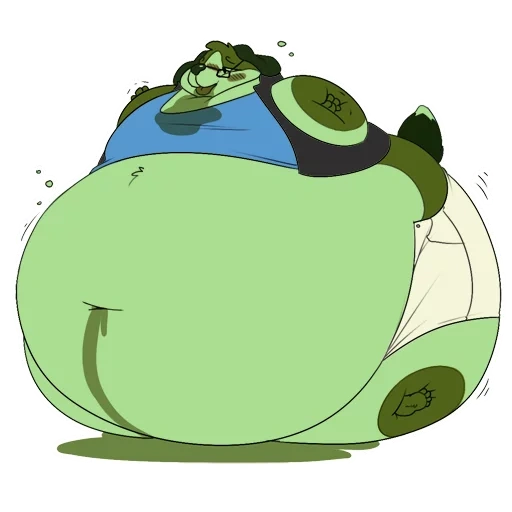 anime, dino tummy, fat furs crocodile, inflation butterfly, inside out disgust inflation