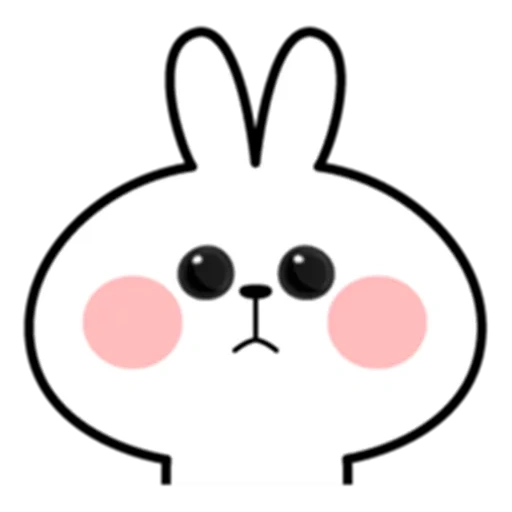 lapin, lapins pu, dessin de lapin, le lapin est un dessin mignon, lapins mignons