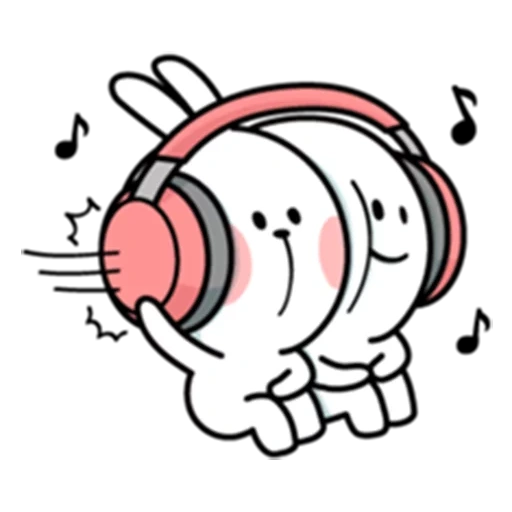 milk mocha, cute drawings, light drawings cute, light drawings are light, cute drawings of small beasts of headphones